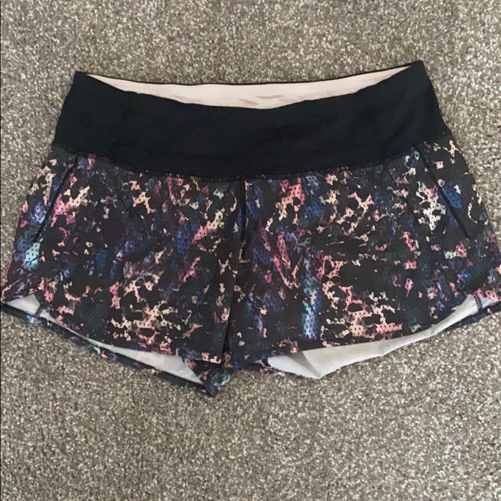 lululemon speed up shorts 4inch!